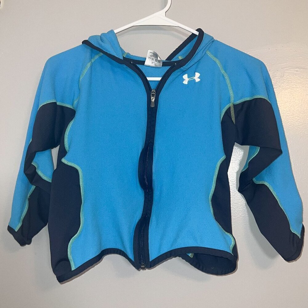 Under Armour Kid's Lightweight Full-Zip Jacket Blue Size S